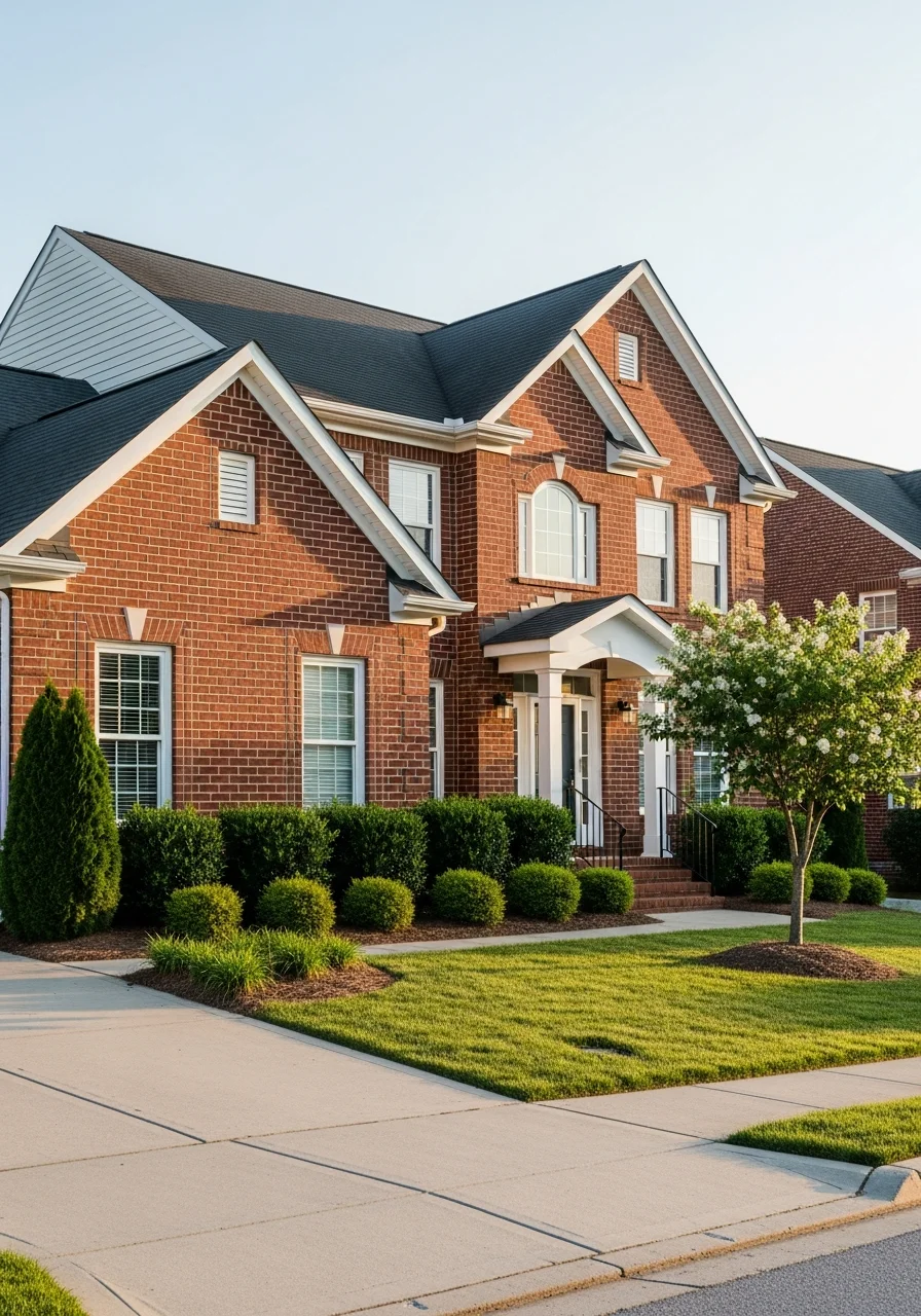 Exterior view of an Odenton home showing modern suburban design.